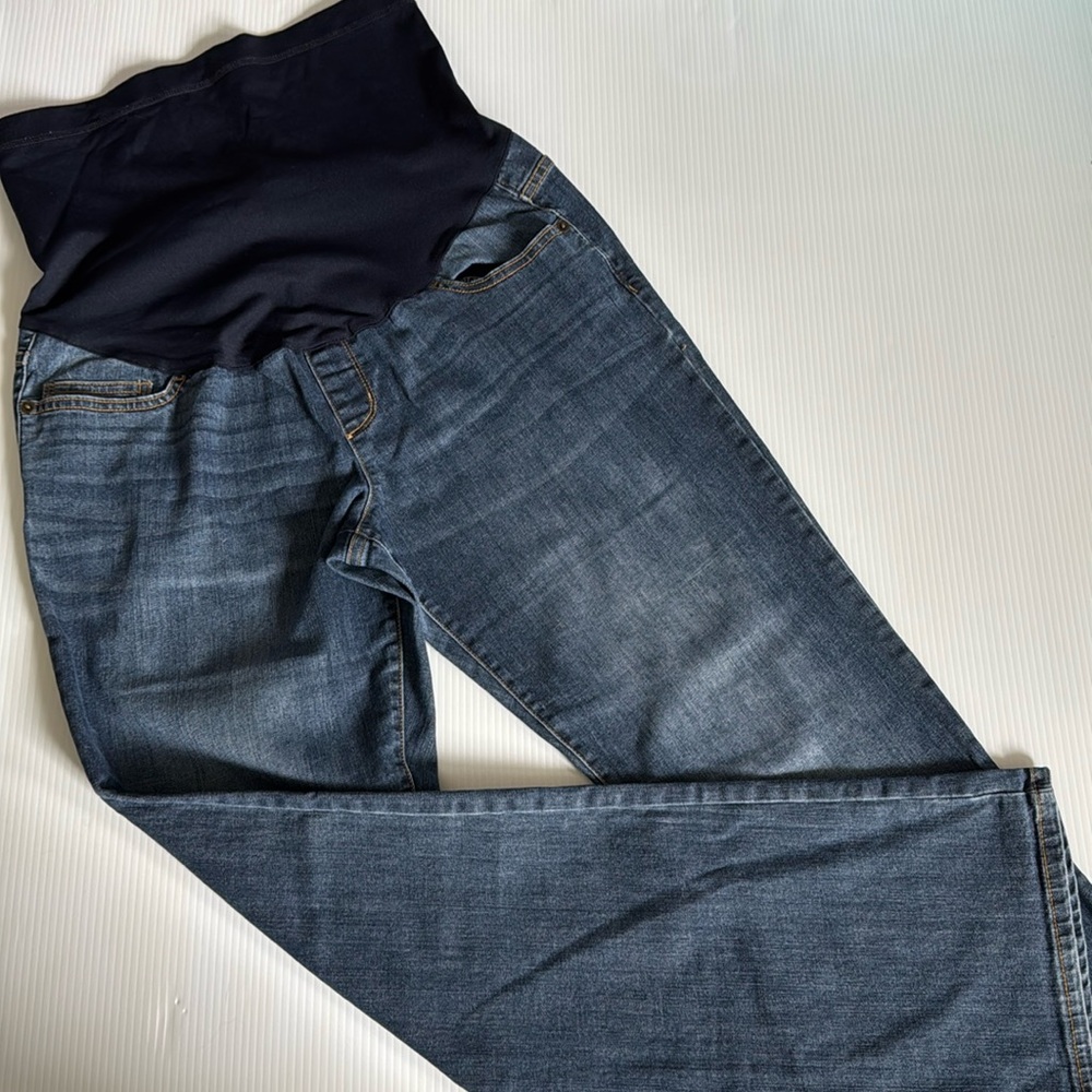 Liz Lange Maternity Jeans, full panel. Size 10
